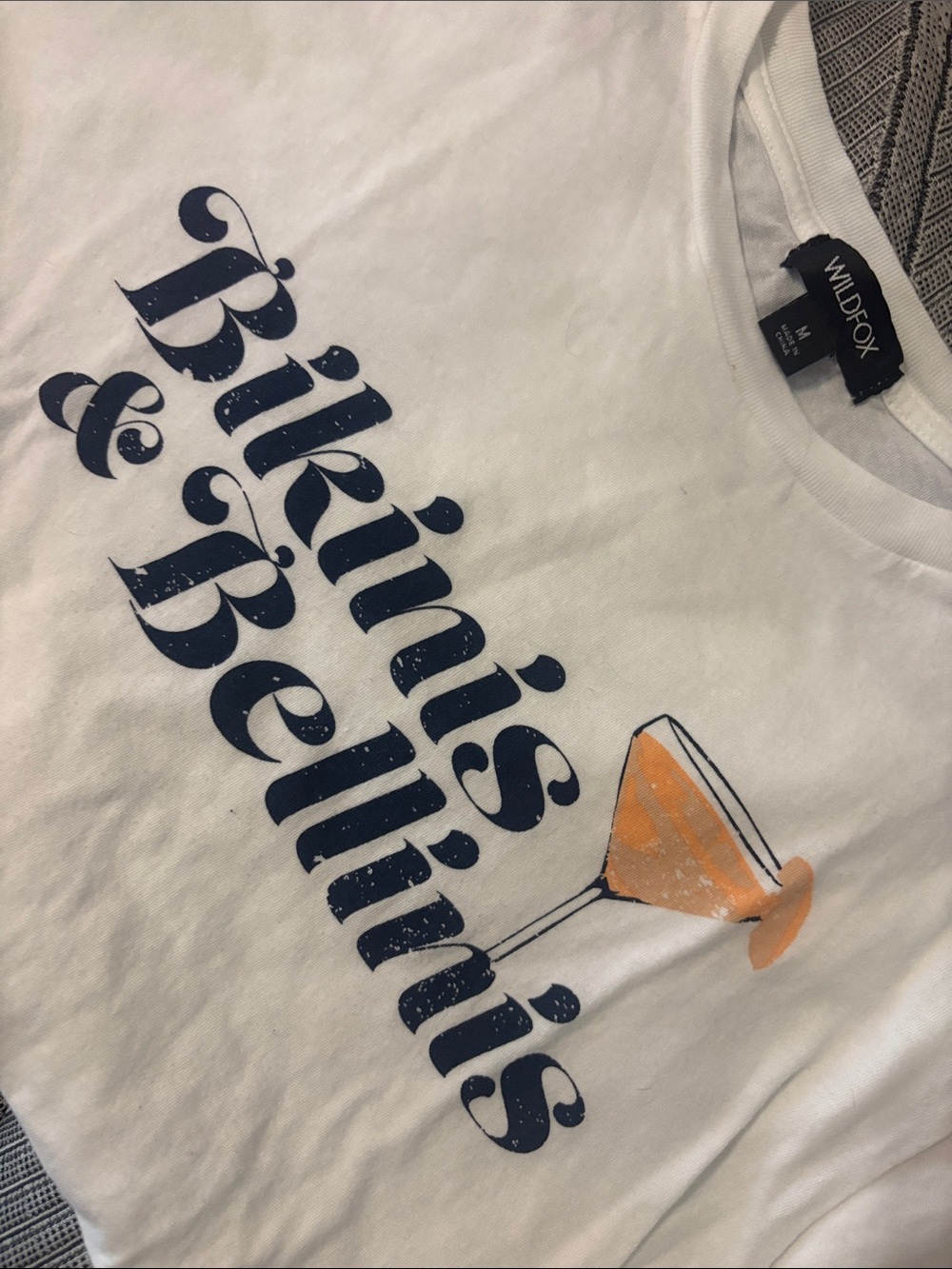 Wildfox White Tee Bikini & Bellinis!